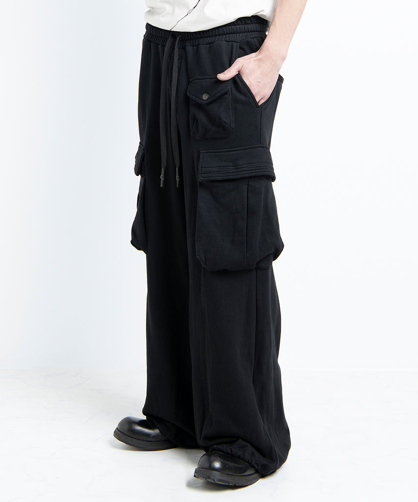 2501-PT07 Sweat Wide Cargo Pants