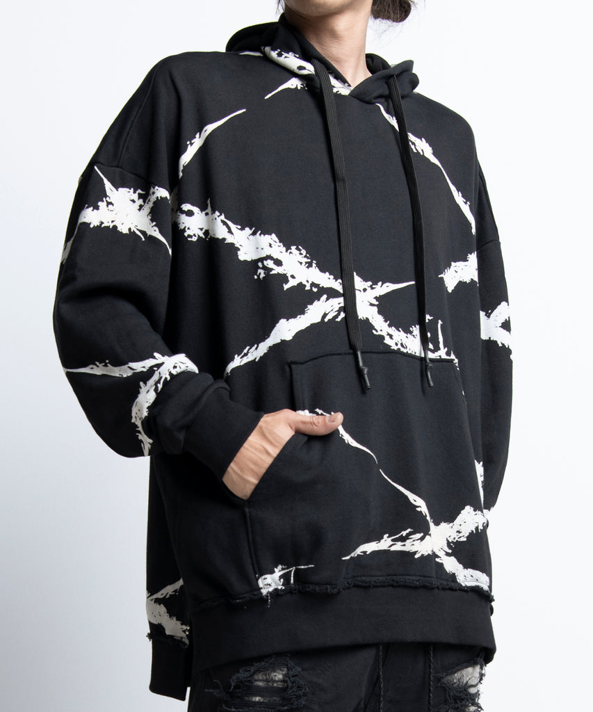 2402-TP01 Hooded Cross Pullover