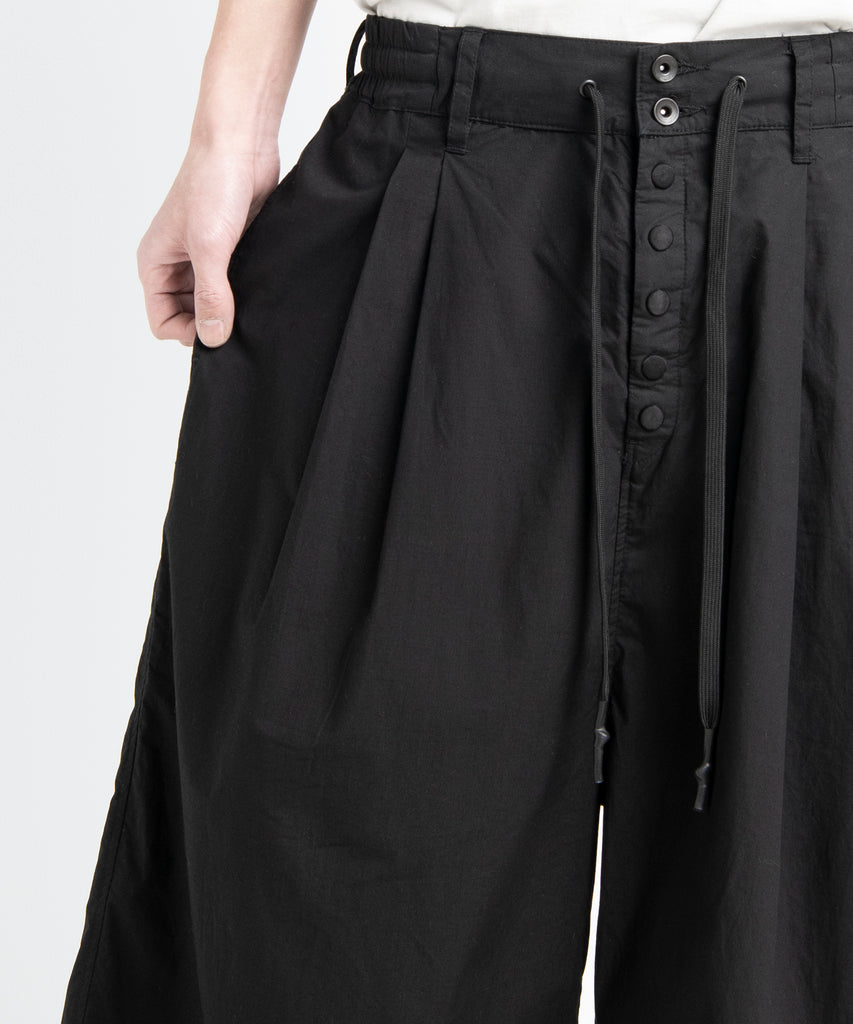 2501-PT02 Cotton Wide Tuck Pants