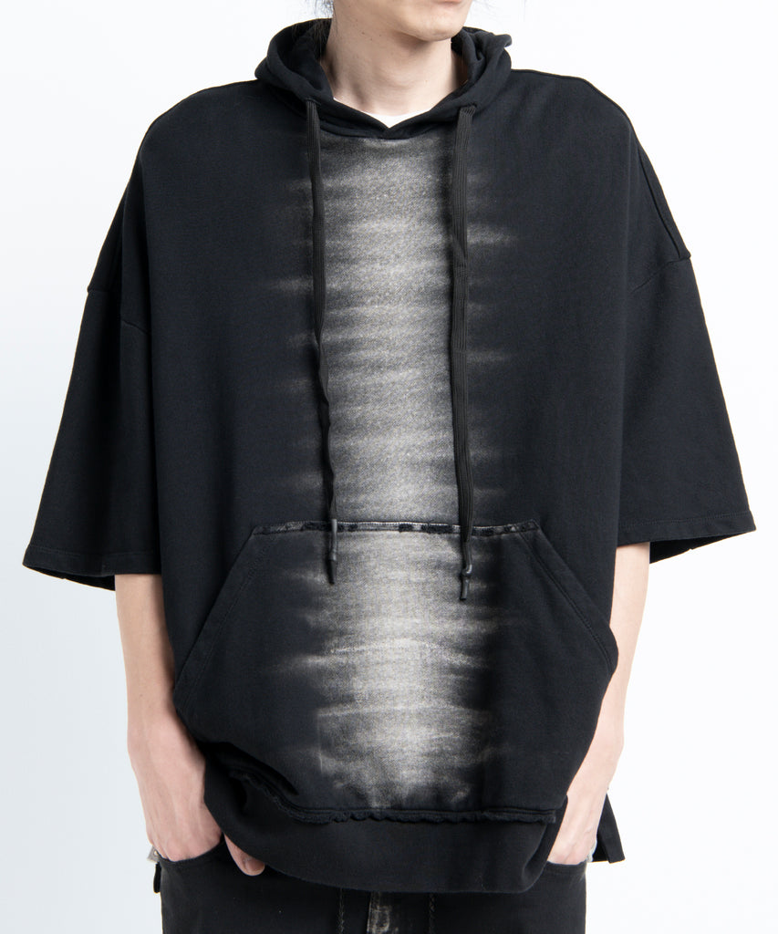 2501-TP03 Black Shadow Hooded Pullover / SS