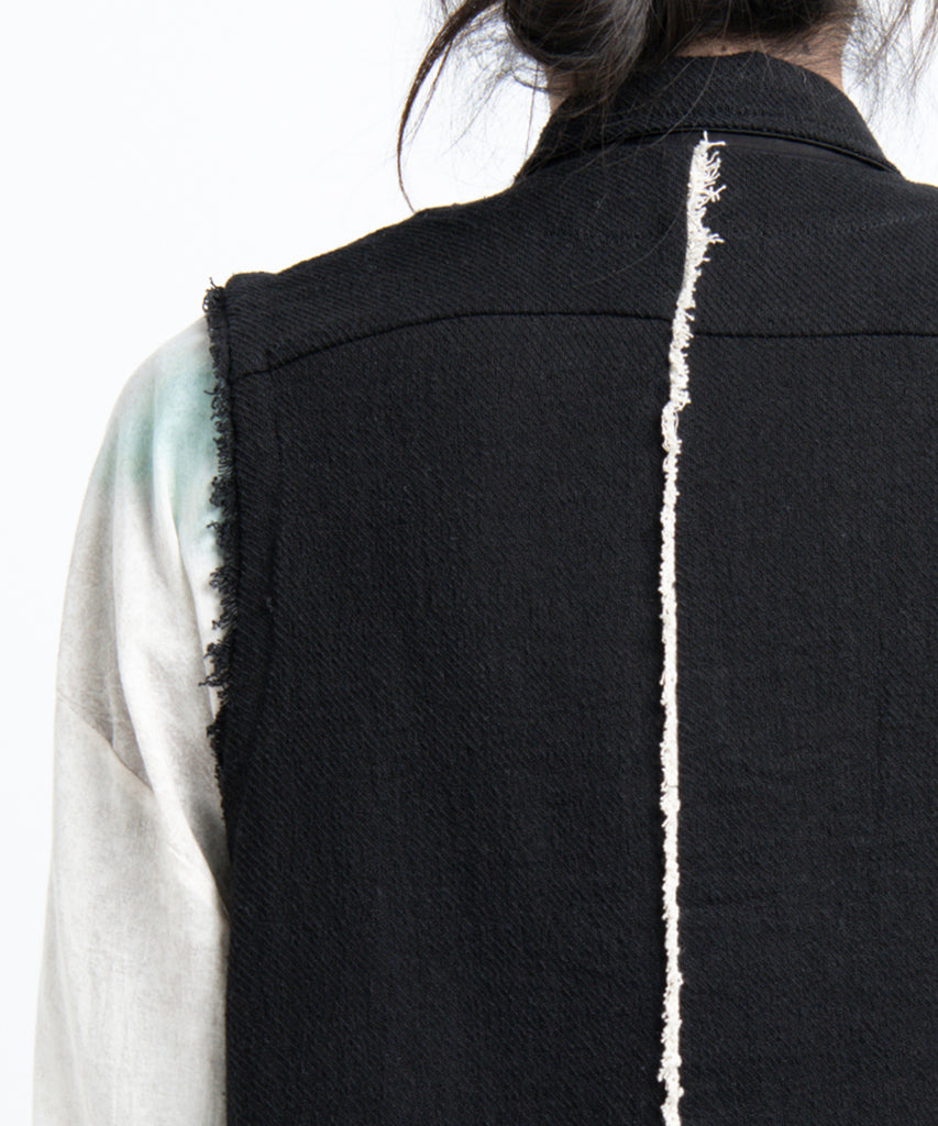 2501-JK03 Sally Twill Tailored Vest