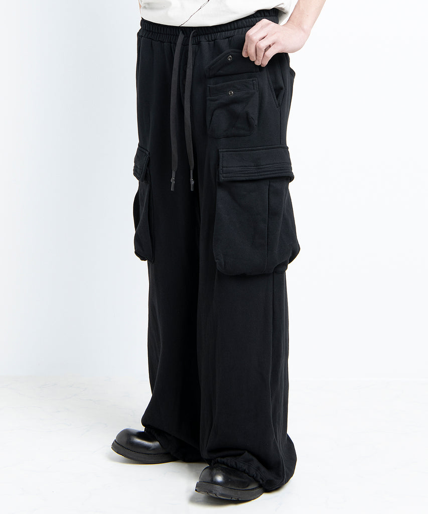 2501-PT07 Sweat Wide Cargo Pants