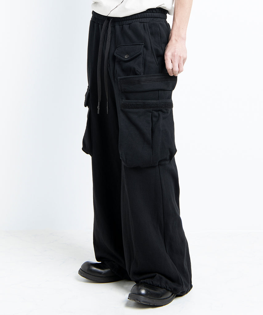 2501-PT07 Sweat Wide Cargo Pants