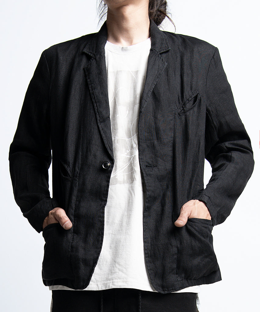 2401-JK03 Linen Tailored Jacket 05