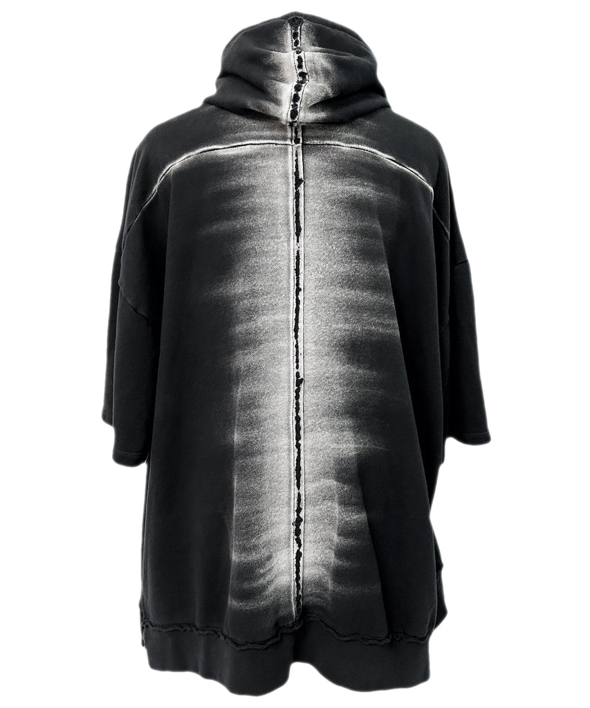 2501-TP03 Black Shadow Hooded Pullover / SS