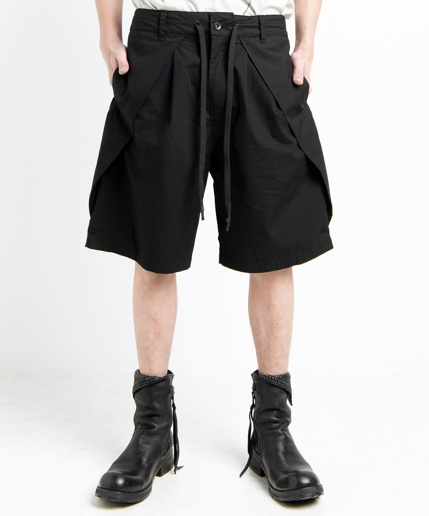 2501-PT01 Cotton Tuck Shorts