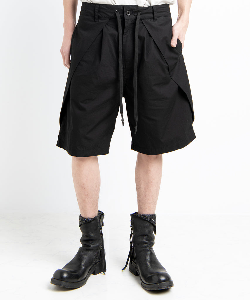 2501-PT01 Cotton Tuck Shorts