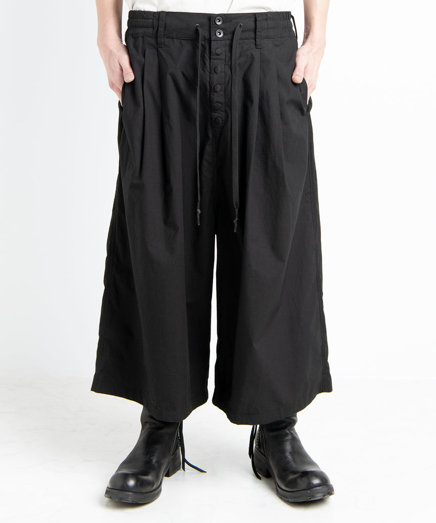 2501-PT02 Cotton Wide Tuck Pants