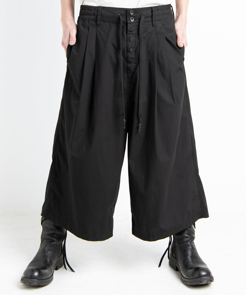 2501-PT02 Cotton Wide Tuck Pants