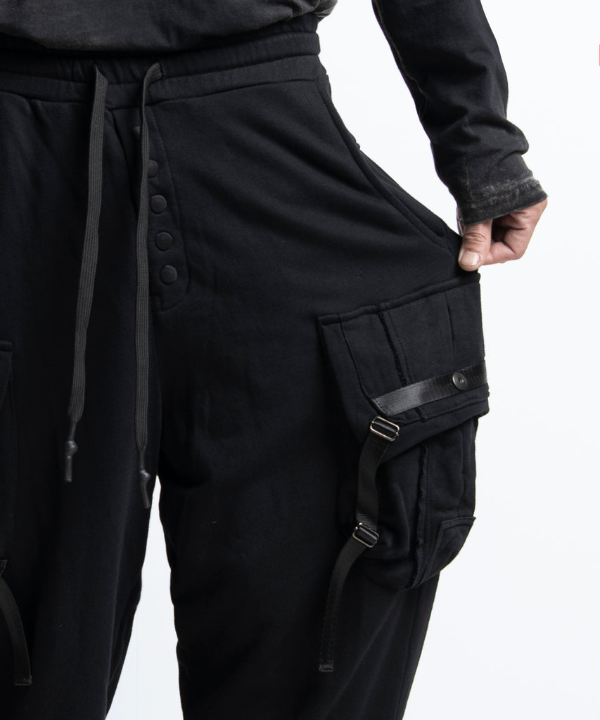 2402-PT14 Cotton Sweat Cargo Pants