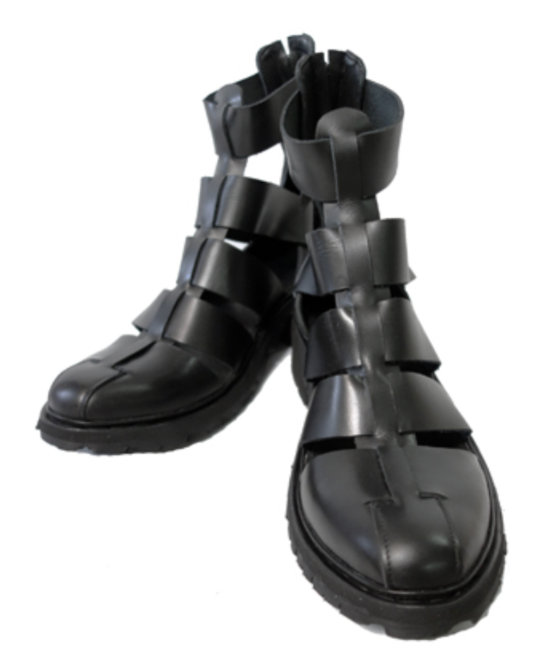 1801-BO02 Black Metal Sandal 08