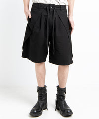 2501-PT01 Cotton Tuck Shorts