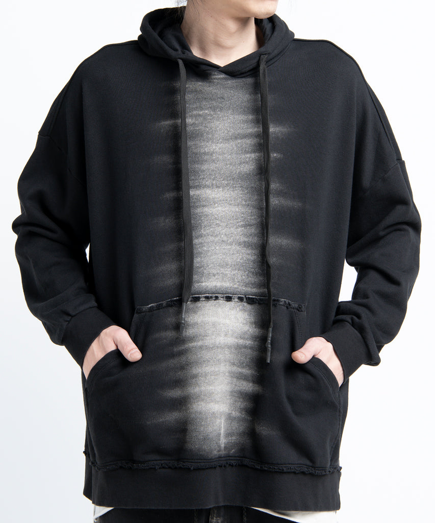 2501-TP04 Black Shadow Hooded Pullover / LS