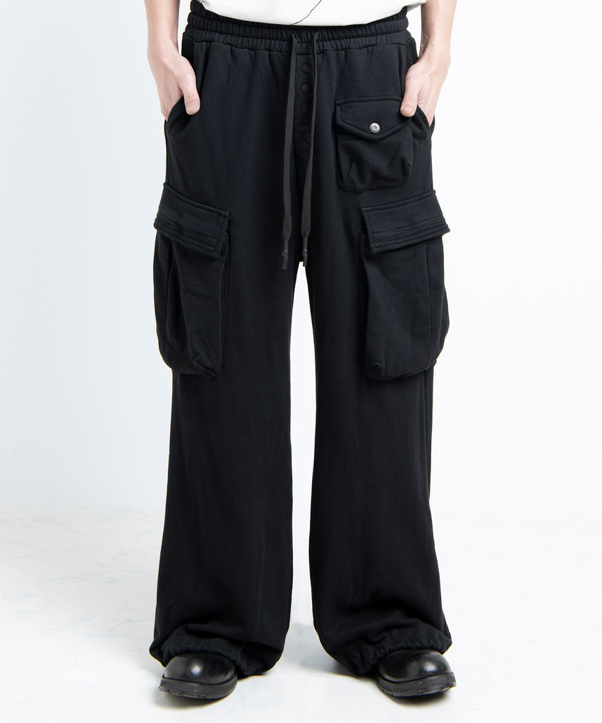 2501-PT07 Sweat Wide Cargo Pants