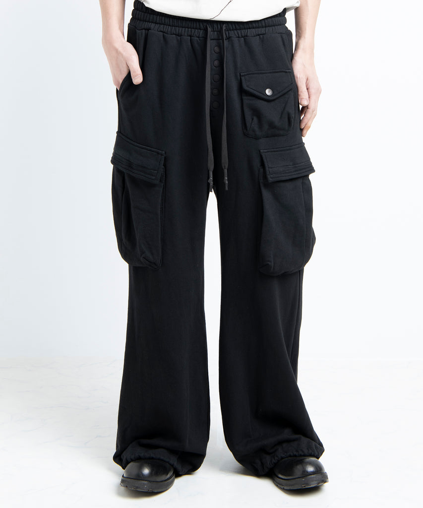 2501-PT07 Sweat Wide Cargo Pants