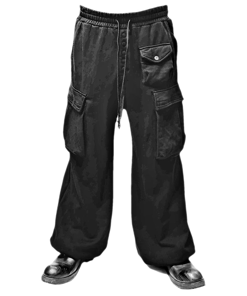 2501-PT07 Sweat Wide Cargo Pants