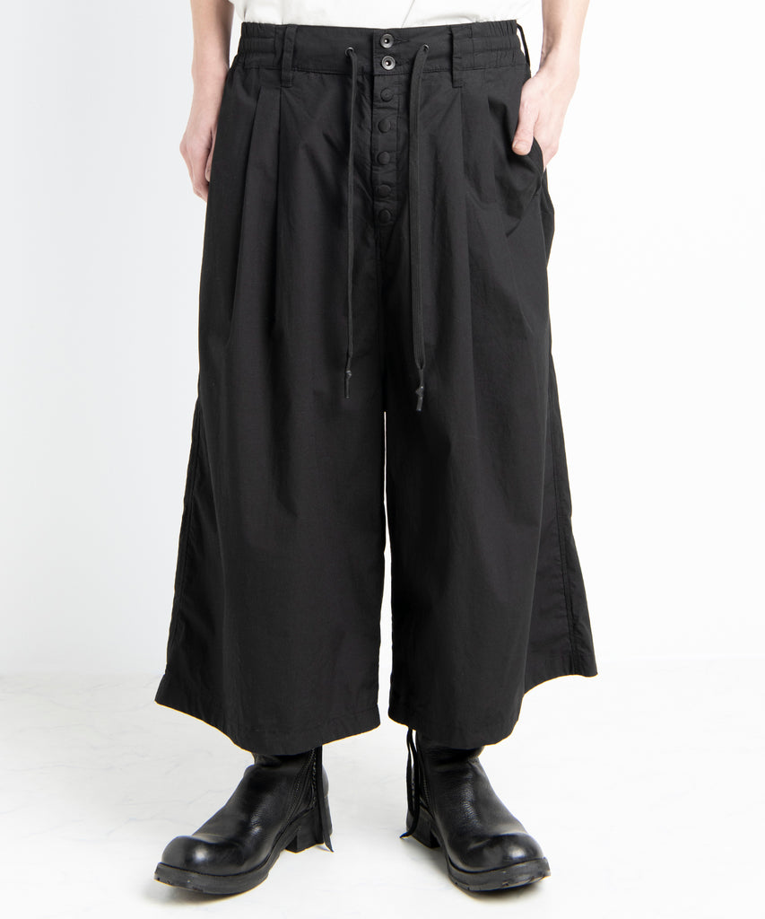 2501-PT02 Cotton Wide Tuck Pants