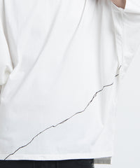 2501-CT04 Crack Dolman Cut White