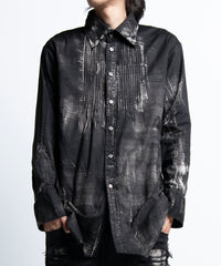 2402-SH07 Discharged Layered Shirt