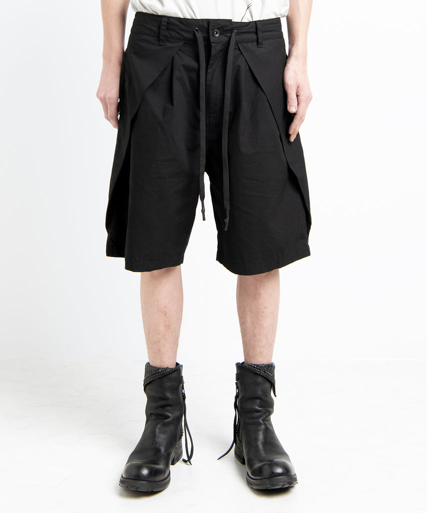 2501-PT01 Cotton Tuck Shorts