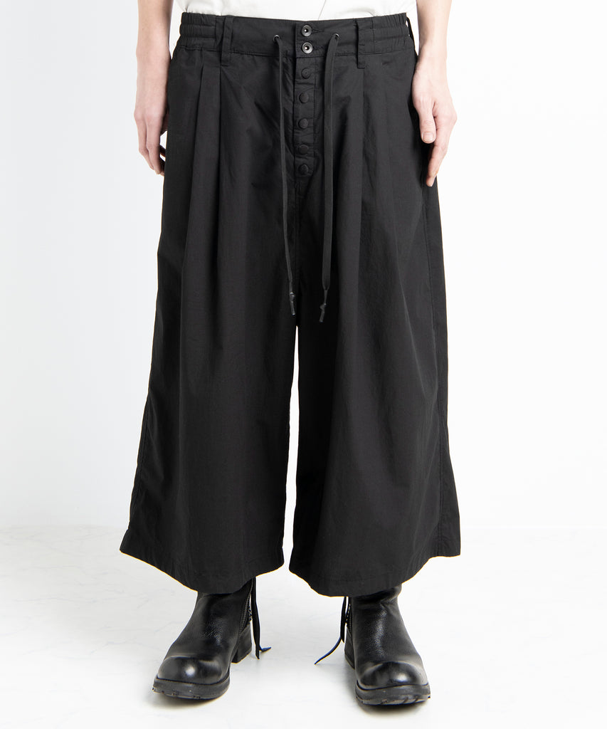 2501-PT02 Cotton Wide Tuck Pants