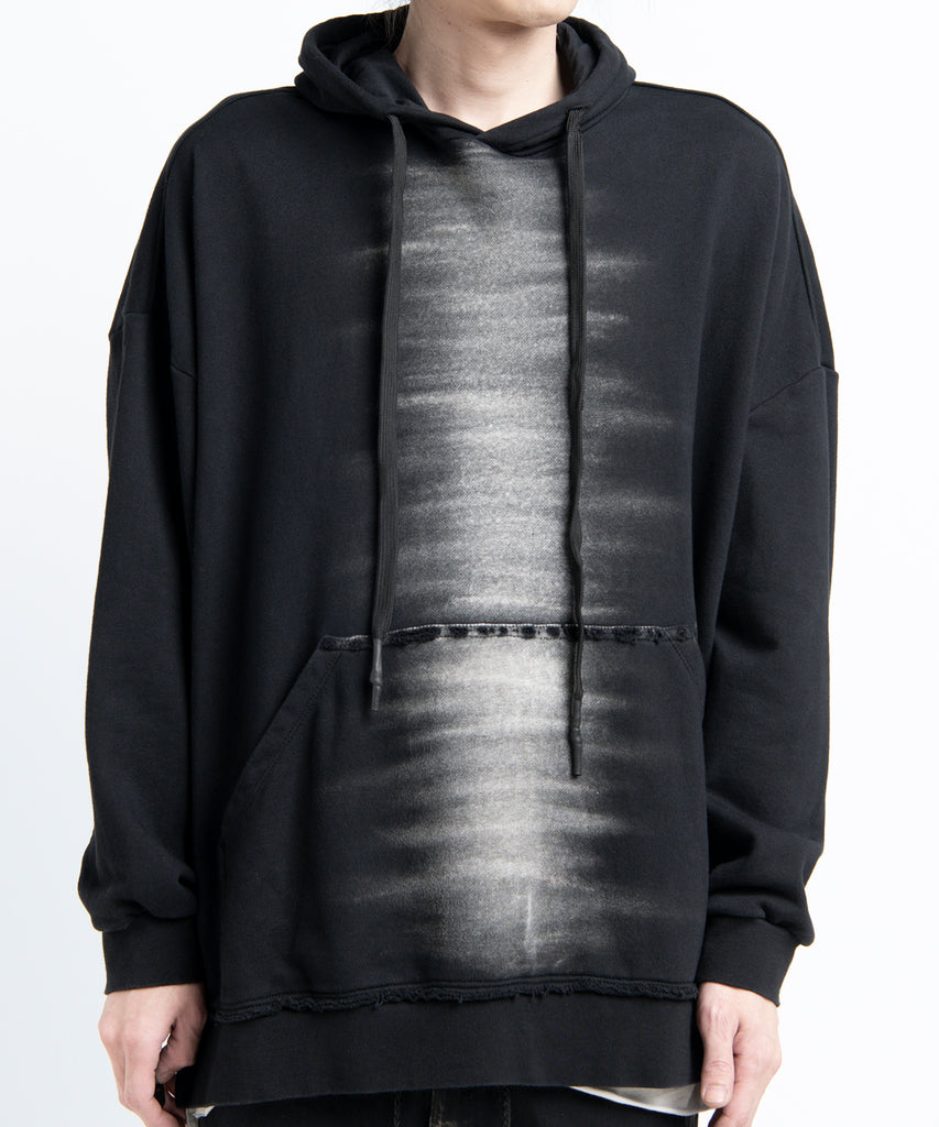 2501-TP04 Black Shadow Hooded Pullover / LS