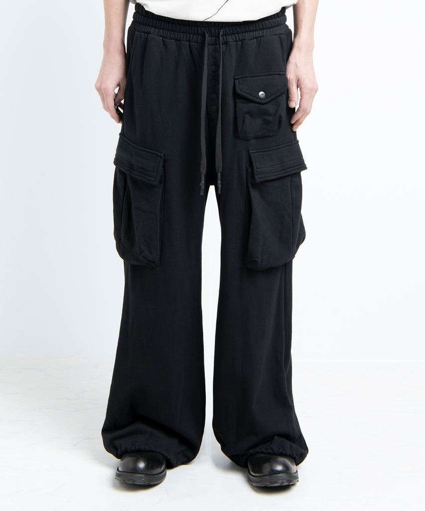 2501-PT07 Sweat Wide Cargo Pants