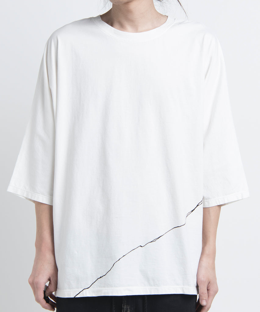 2501-CT04 Crack Dolman Cut White