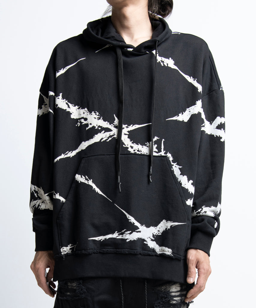 2402-TP01 Hooded Cross Pullover