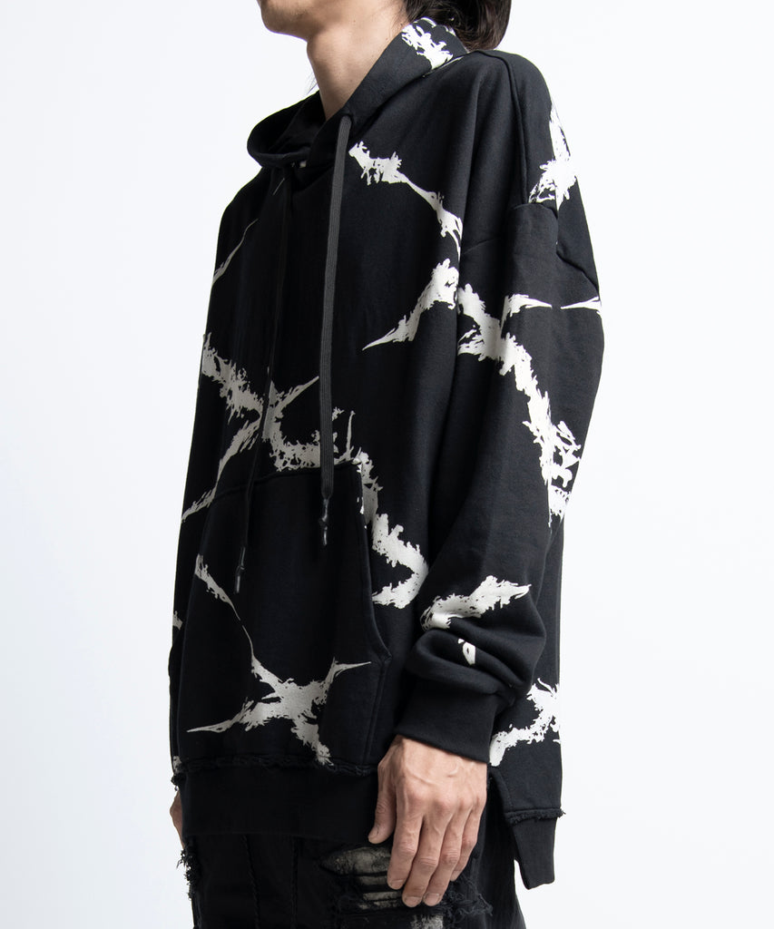 2402-TP01 Hooded Cross Pullover