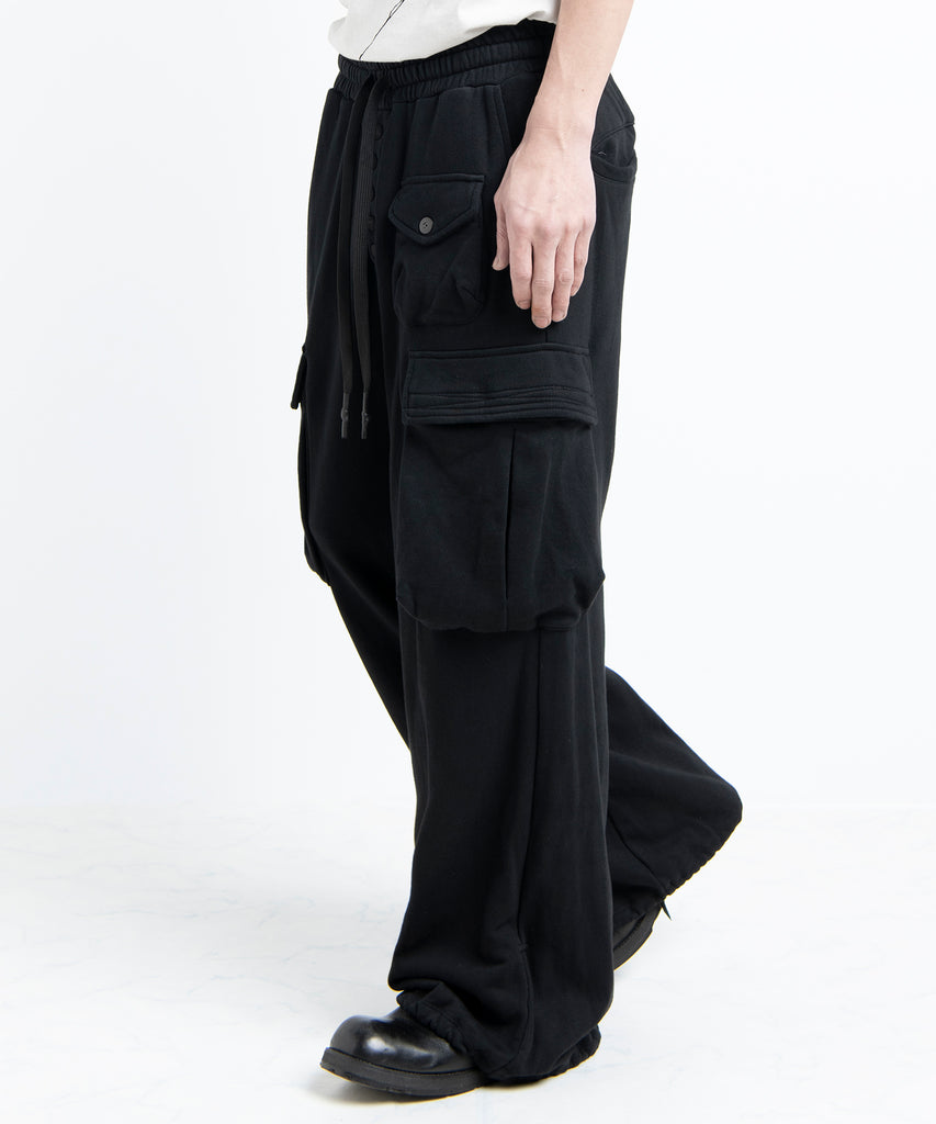 2501-PT07 Sweat Wide Cargo Pants