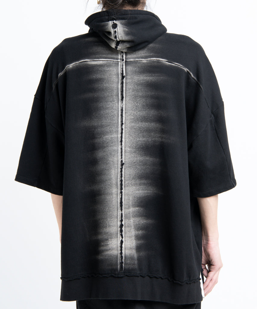 2501-TP03 Black Shadow Hooded Pullover / SS