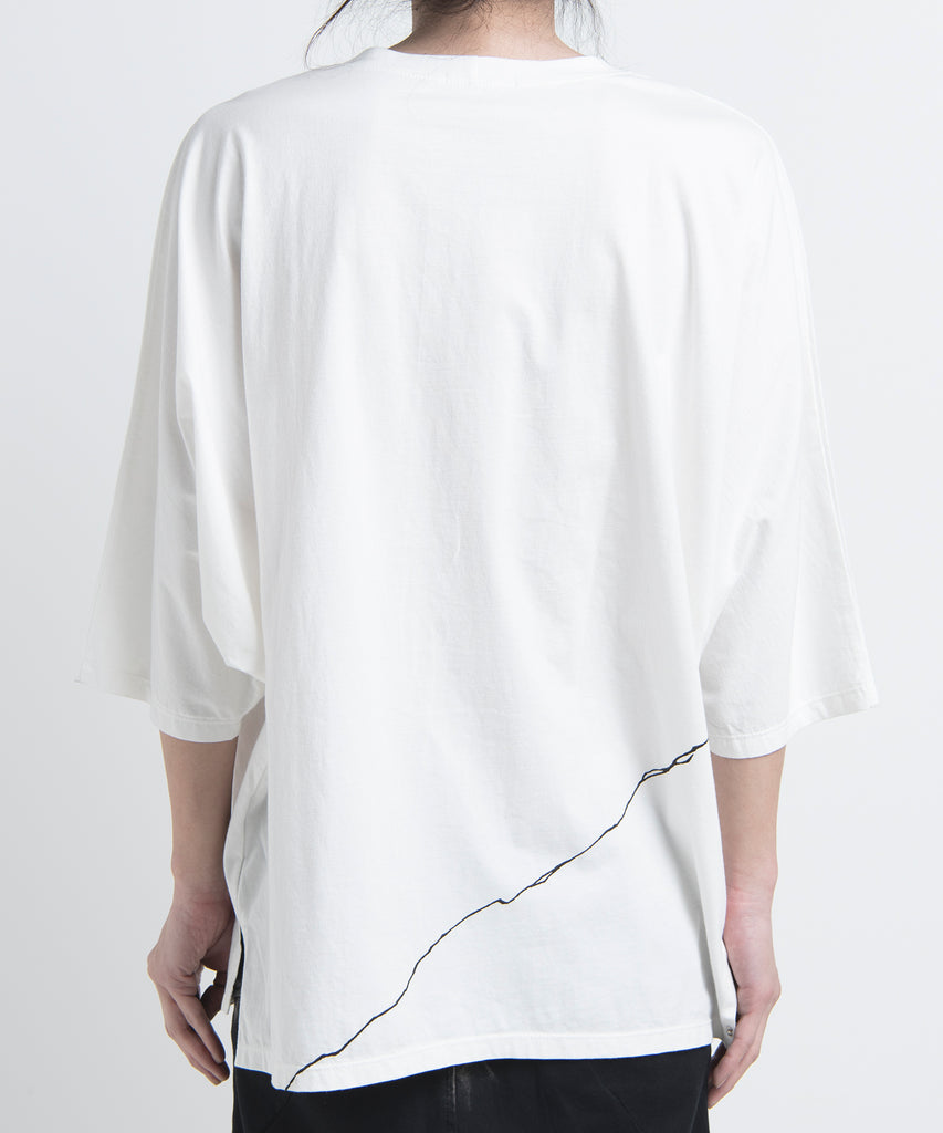 2501-CT04 Crack Dolman Cut White