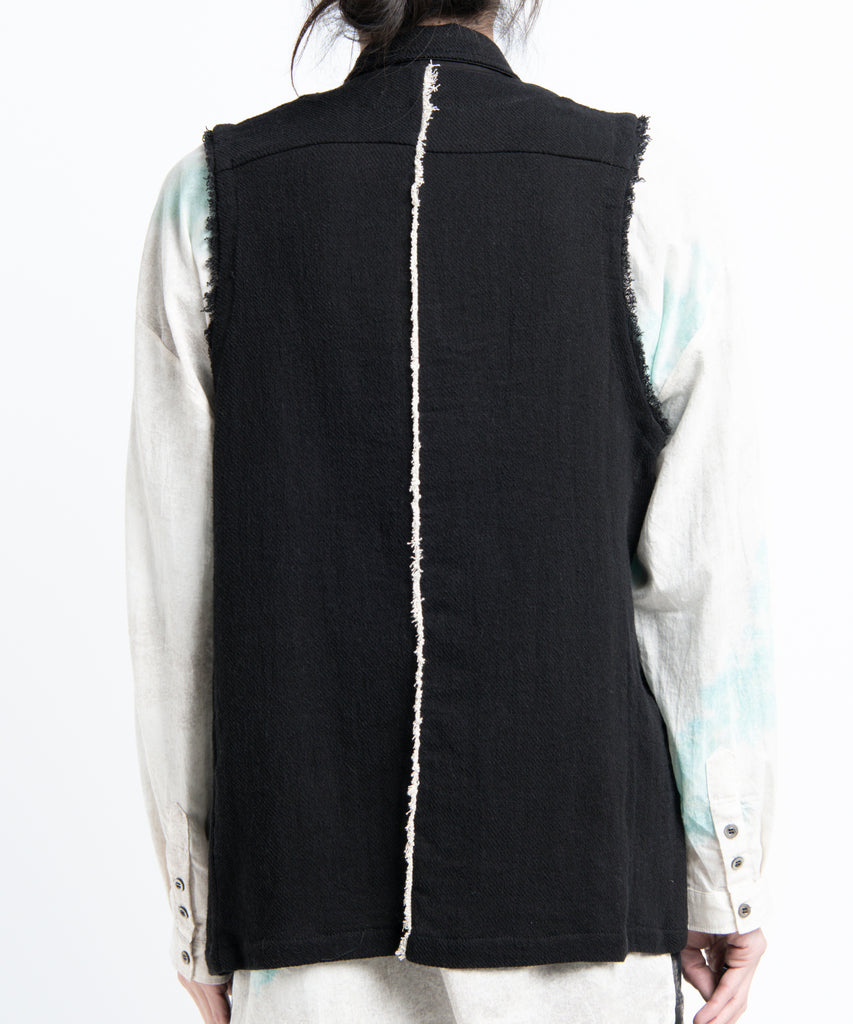 2501-JK03 Sally Twill Tailored Vest