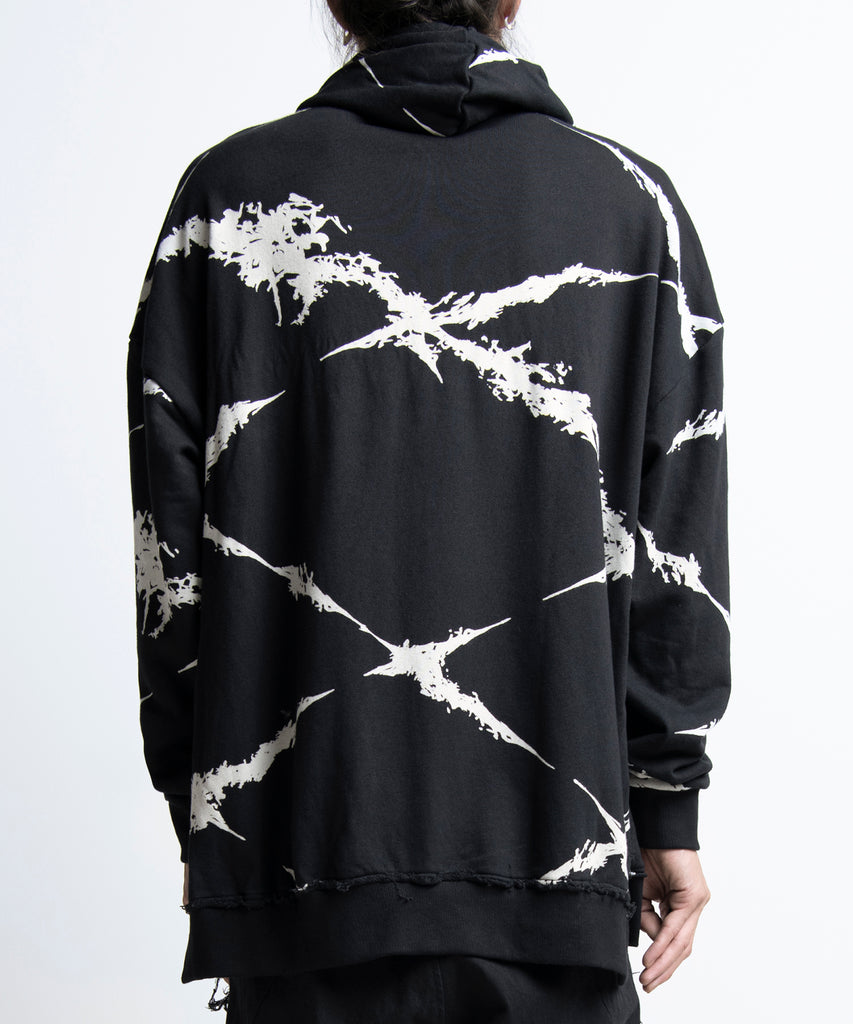 2402-TP01 Hooded Cross Pullover