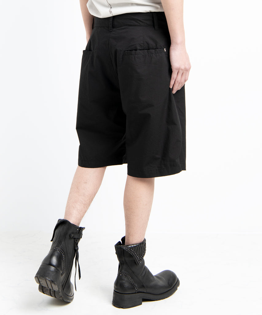 2501-PT01 Cotton Tuck Shorts