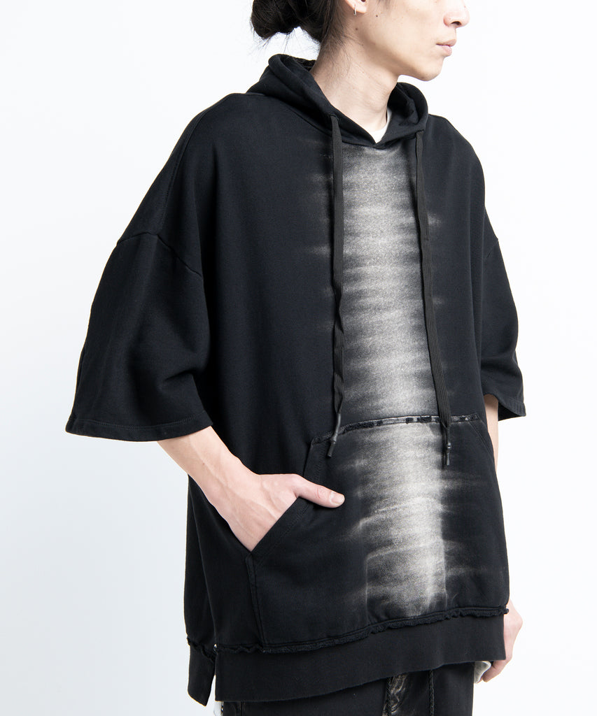 2501-TP03 Black Shadow Hooded Pullover / SS