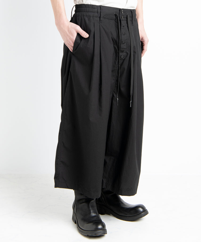 2501-PT02 Cotton Wide Tuck Pants