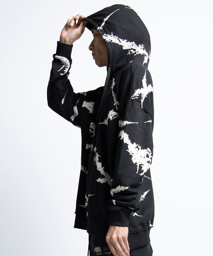 2402-TP01 Hooded Cross Pullover