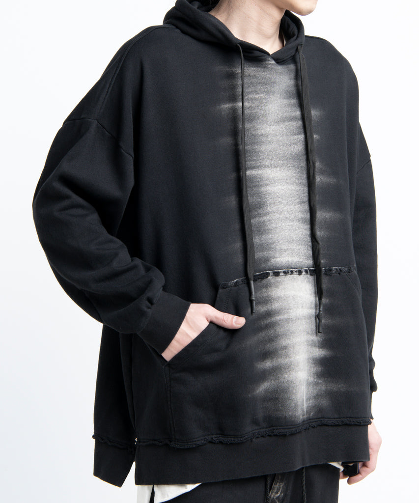 2501-TP04 Black Shadow Hooded Pullover / LS