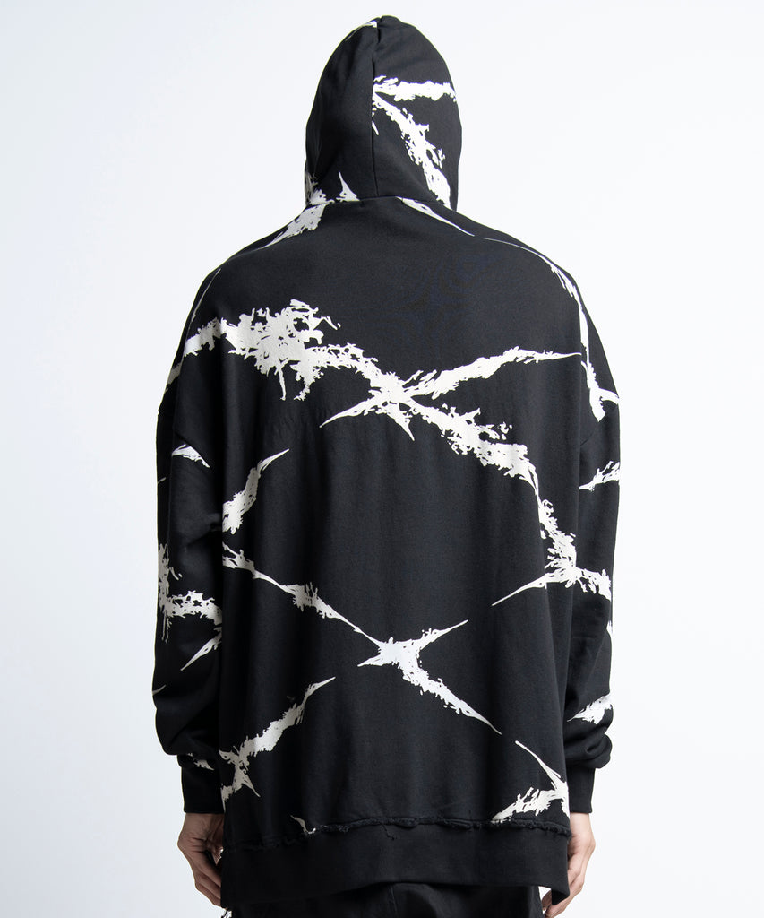 2402-TP01 Hooded Cross Pullover