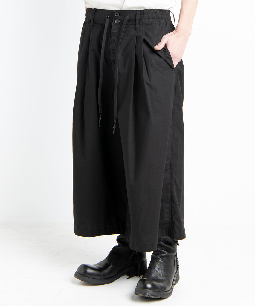 2501-PT02 Cotton Wide Tuck Pants