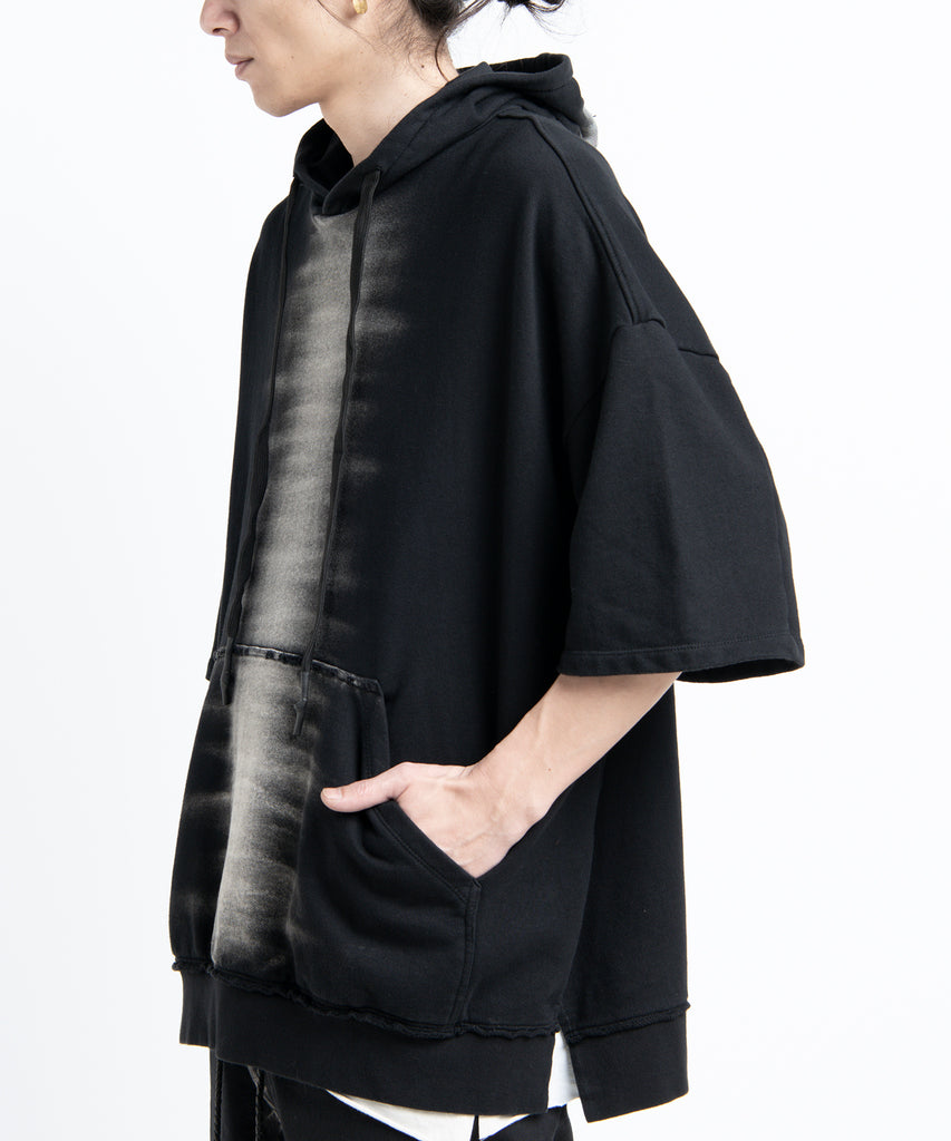 2501-TP03 Black Shadow Hooded Pullover / SS