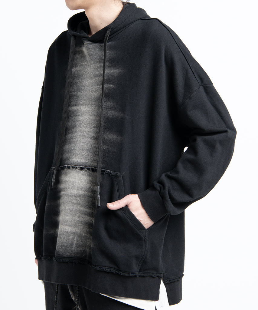 2501-TP04 Black Shadow Hooded Pullover / LS