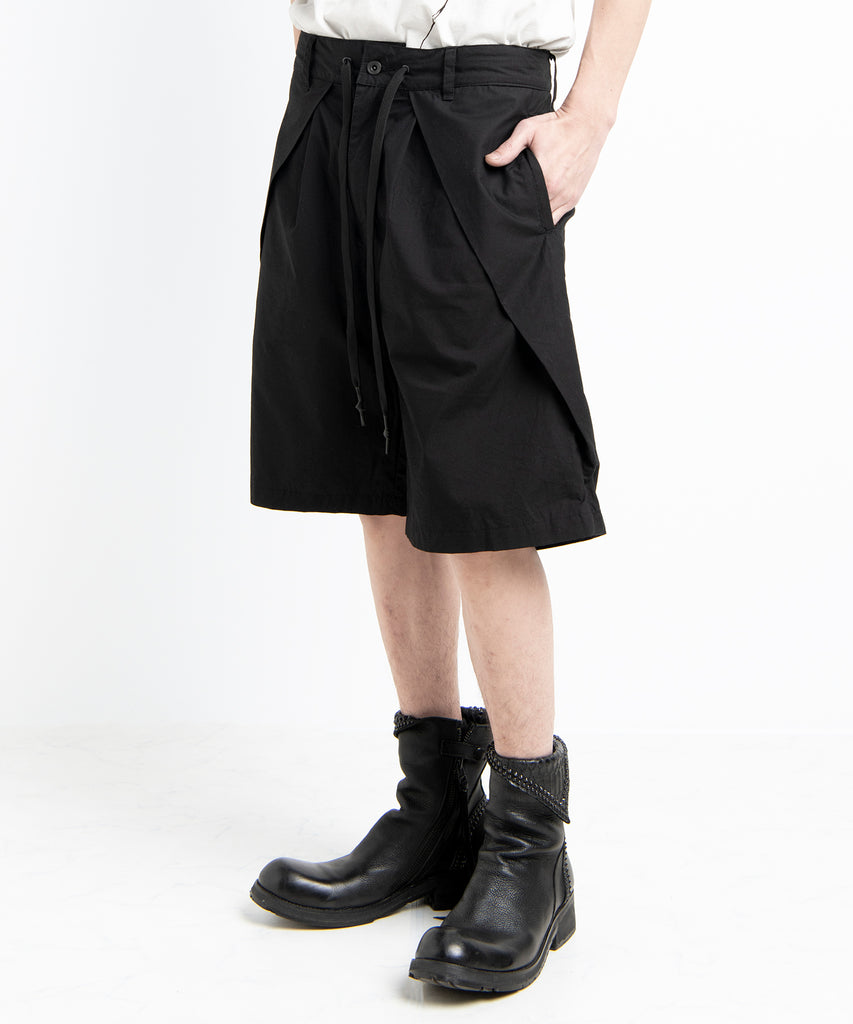 2501-PT01 Cotton Tuck Shorts