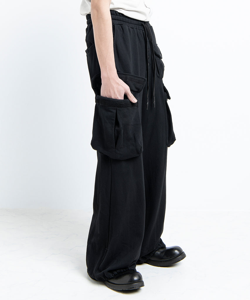 2501-PT07 Sweat Wide Cargo Pants