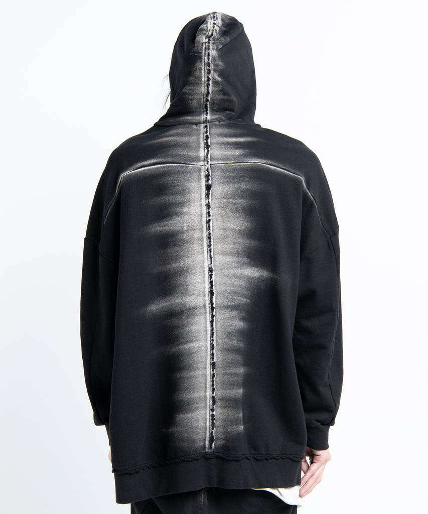 2501-TP04 Black Shadow Hooded Pullover / LS