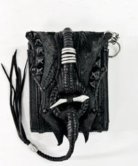 KMRii BRACK RAVEN PARKA ケムリ KMRii ・ケムリ・ Black Raven Vest 05・パーカーベスト | MEGA
