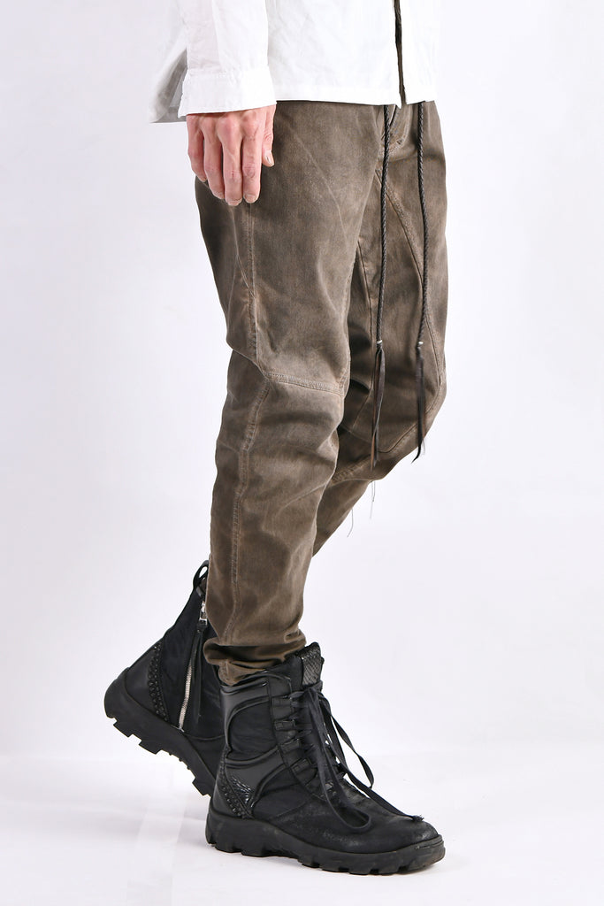2102-PT01A Stretch Twill Pants 03 Brown
