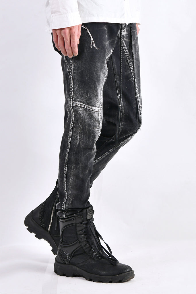 2102-PT01B Discharged Stretch Twill Pants 03